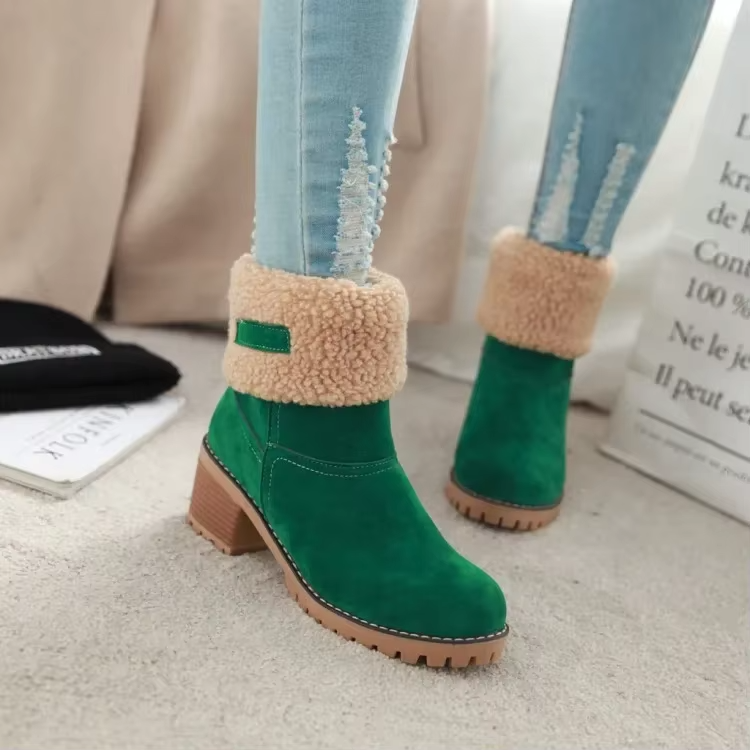 Luisa™ – Bottes de neige en cuir élégantes et chaudes