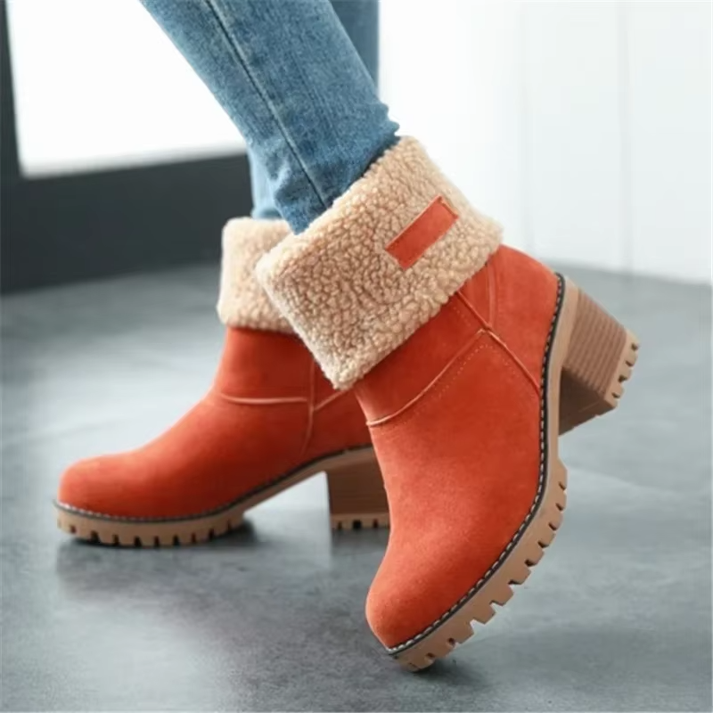 Luisa™ – Bottes de neige en cuir élégantes et chaudes