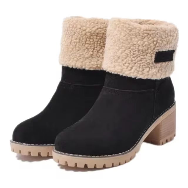 Luisa™ – Bottes de neige en cuir élégantes et chaudes