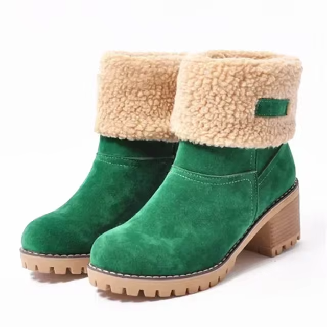 Luisa™ – Bottes de neige en cuir élégantes et chaudes