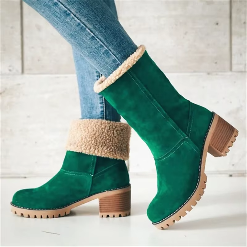 Luisa™ – Bottes de neige en cuir élégantes et chaudes